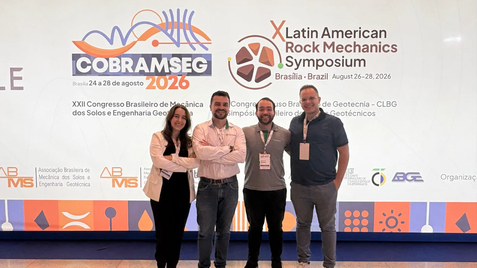 Geoteste participa do COBRAMSEG 2026 e reforça compromisso com a excelência em controle de qualidade de fundações